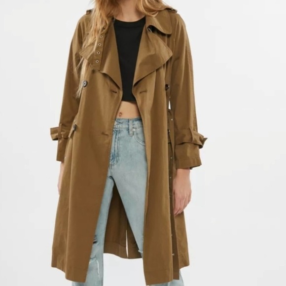 Avec Les Filles Jackets & Blazers - Avec Les Filles Trench Coat Cotton Large